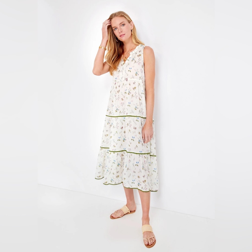 Tuckernuck First Blooms Salty Paloma Caftan, M
